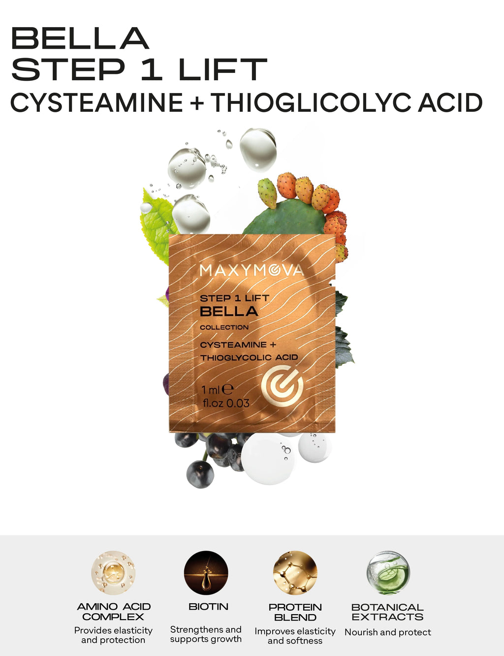 Bella Step 1 (TGA+Cysteamine) Sachets - 10x1ml